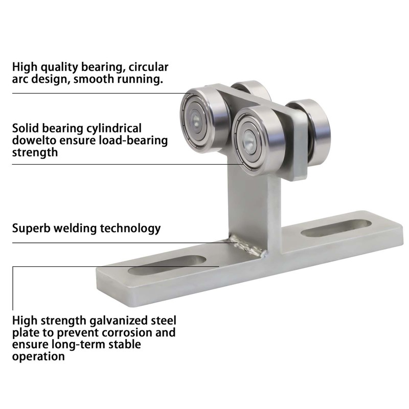Electric Hoist Installation Roller, Wheel Trolley for use with 1-5/8"