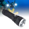 Dive Light IPX6 Waterproof 5000lm Adjustable Brightness Aluminium Alloy Durable