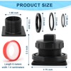 Stock Tank Drain Plug Kit for Rubbermaid Commercial Stock Tank