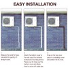 3" W 10Ft L Brown Line Set Cover Kit for