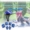 7pcs Kids Helmet Set Knee Pads Elbow Pads Wrist Guards
