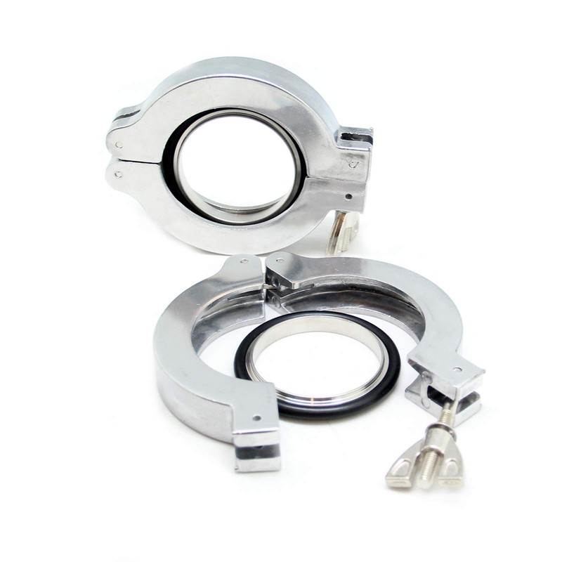 QiiMii KF-50 Aluminium Wing Nut Hinge Clamp with FKM Viton