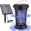 PALONE 5.5W 4500V Solar Bug Zapper,USB Rechargeable Electric Fly Traps,for