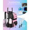 COMECOI Softball Bag, Lightweight Baseball Backpack with Shoes Compartment, Baseball