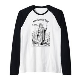 Chemistry Chemist Patron Saint Albert The Great Chemists Raglan Baseball Tee