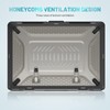 KEROM Heavy Duty Rugged Case for MacBook Pro 16 Inch