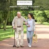 Homodoskey Adjustable Walking Cane with Offset Soft Cushioned Handle for