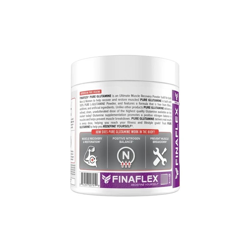 Glutamina Finaflex Pure Glutamina 1kg 200 Servicios