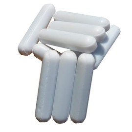 Barra magnética de agitador PTFE para mezclador magnético, forma de cilindro, Medium,10PCS, 8X35mm