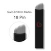 Pack of 30 Extremely Thin 0.18 mm Nano Blades Microblading