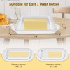Hekeieon Butter Dish with Lid, Butter Keeper, Easy Scoop,Butter Container