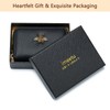imeetu RFID Credit Card Holder, Small Leather Zipper Card Case