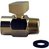 Westbrass 1/2" Shower Arm Volume Control Trickle Valve, Polished Brass,
