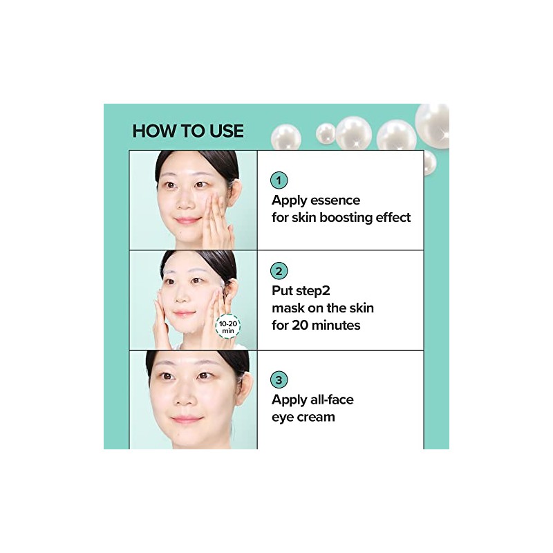 JMsolution Marine Luminous Pearl 3 Step Moisture Mask Plus (10