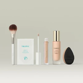 Tropic Skincare The Radiant Complexion Kit, Shade 2 (Light with neutral warm undertones) / Refill (save £34.80)