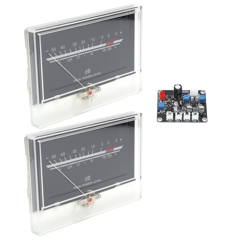 TS-DBPW-134-2Q DB Level VU Meter Head with Driver Board White