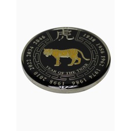Chinese New Year Zodiac Commerative Black Coin (Tiger)