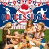 Baseball Party Decorations Concessions Banner