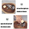 Cheese Grater-Multifunctional Kitchen Craft Rotary Stainless Steel Cheese Grater 1