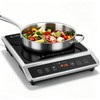 AMZCHEF 1800W Induction Cooktop Commercial: Large 8" Heating Coil Induction