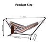 Zeyacaif Hammock Swing with Stand for Adults Space Saving Steel