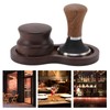 Coffee Hammer Tamping Kit Walnut Stainless Steel Tamper Distributor Set