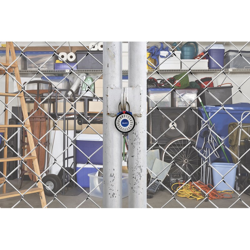 Master Lock 1588D Locker Lock Combination Padlock with Magnification Lens,