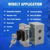 KEYMOO 20A Rotary Changeover Switch with Key Lock, 660V 3