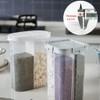 WINIAER Airtight Cereal Storage Container, Clear 2.3L Airtight Kitchen Food