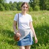 White Lace Head Scarf, Floral Apron Triangle White Head Scarf