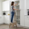 Heavy Duty Kitchen Step Stool with Handle, Besuerte Vintage Step