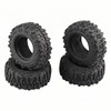 Aimrock 4pcs 0.7" Tires RC Rubber Wheels Tyres for Axial