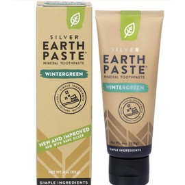 RedmondEarthpaste Toothpaste, Silver Wintergreen, 113g
