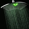 Dream Spa AquaFan 12 inch All-Chrome Rainfall-LED-Shower-Head with Color-Changing LED/LCD