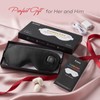 Ezona Silk Cordless Heated Eye Mask, Warm Eye Compress Mask