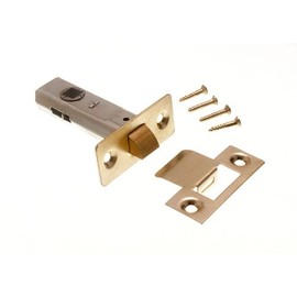 TUBULAR MORTICE LATCH DOOR LOCK CATCH 63MM EB WITH SCREWS
