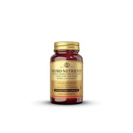 Solgar Neuro-Nutrients Vegetable Capsules - Rich in Nutrients for Healthy Brain Function - Helps to Regulate Mood, Mental Clarity & Alertness - Food Supplement - Vegan, Vegetarian, Kosher - Pack of 30