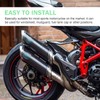 Zikefest 177PCS Motorcycle Fairing Bolt Kit, M5 M6 Stainless Steel