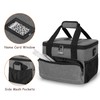 Trunab Reusable 6 Cups Drink Carrier for Delivery with Adjustable