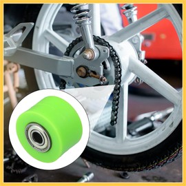 REPAIROCK 8mm Drive Chain Pulley Roller Slider Tensioner Wheel Guide for Street Bike Motorcycle ATV Green Auto Replacement Parts