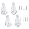 4pcs Hold Down Bracket for 2" Blinds Bottom Rail Hold