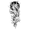 6 Blätter Temporäres Cobra Tattoo Schlange Tattoos Arm Tattoo Cobra6