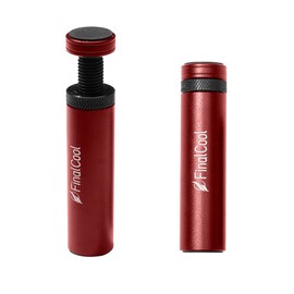 DolDer GPU Holder, Aluminium Magnetic GPU Holder, Height-Adjustable Graphics Card Holder (5~8 cm, Red + Black)