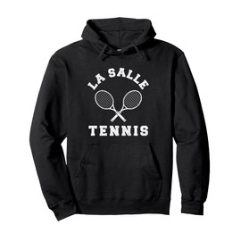 La Salle Vintage Tennis Team Distressed Retro 90s Vibe Pullover Hoodie