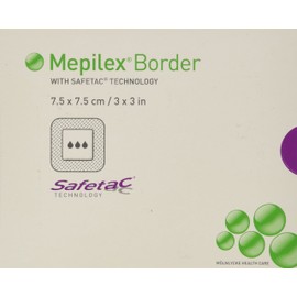 Mepilex Border Self-Adherent Absorbent Foam Dressing - Size 3 x 3" - Box of 5