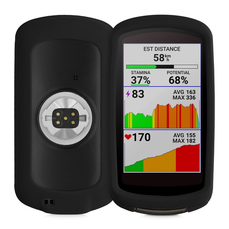 kwmobile Hülle kompatibel mit Garmin Edge 1040/1040 Solar - Silikon