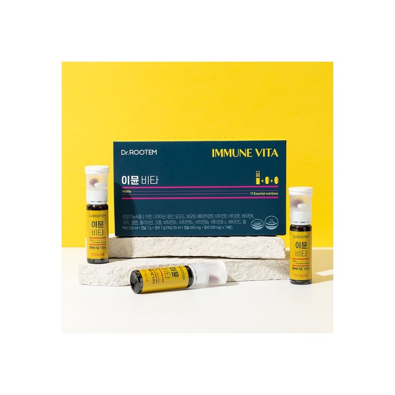 Dr. Rutem Immune Vita Drinkable All-in-One Multi-Vitamin Shot 5 Boxes