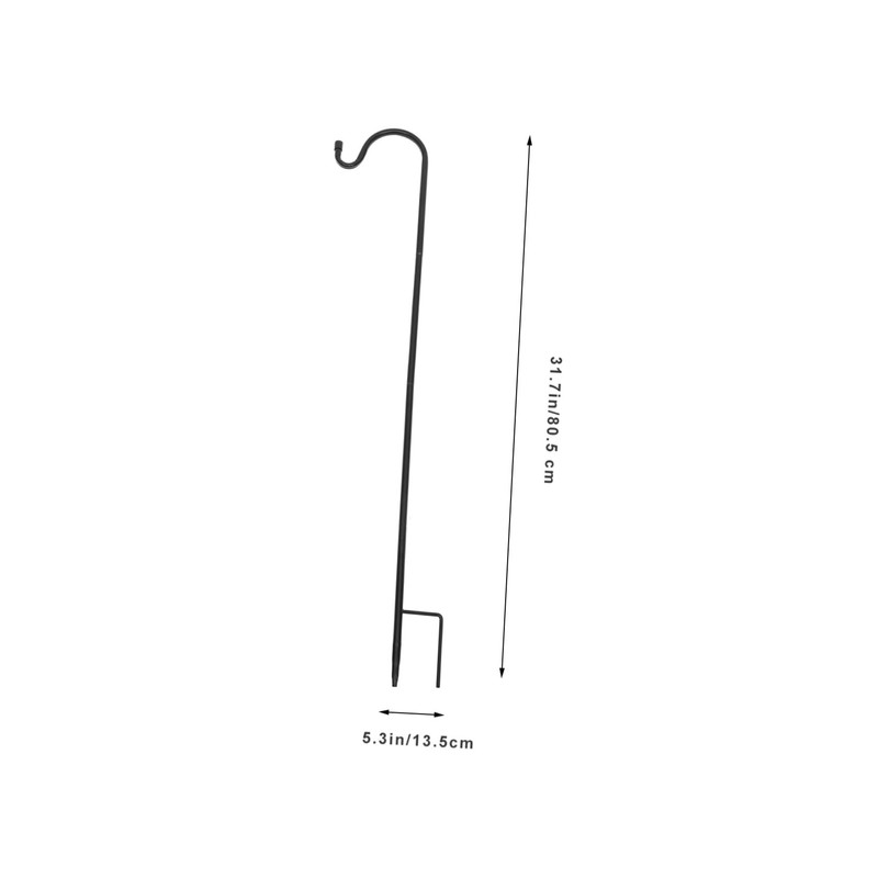Abaodam Garden Shepherd Hook Detachable Rustproof Iron Hanging Hook for