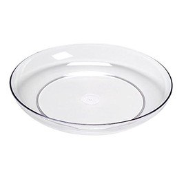 Smither Oasis 6 Inch Lomey Clear Designer Dish, Pack 24