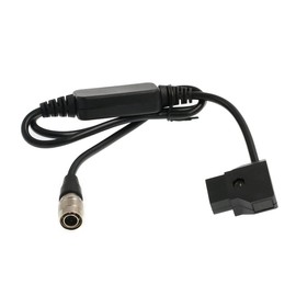 HangTon D-tap to Hirose 4-pin Power Cable with 12V Regulator for Zoom F8 Recorder